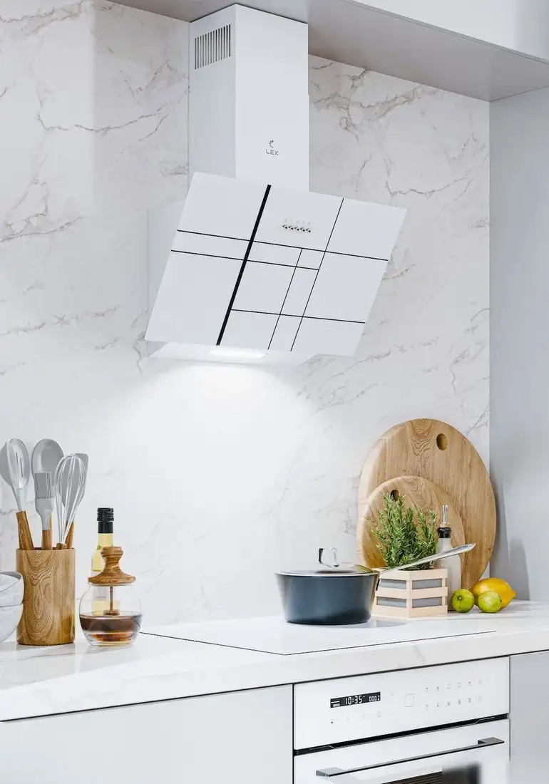 Кухонная вытяжка LEX Moza 600 R1 (белый) - фото товара