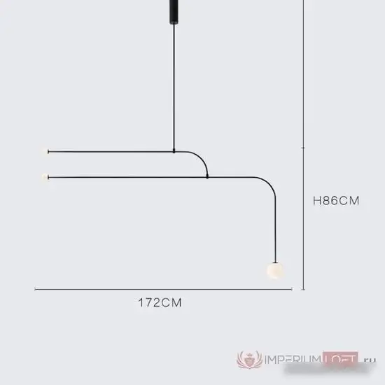 Подвесная люстра ImperiumLoft Lines-05 140820-26 – фото товара