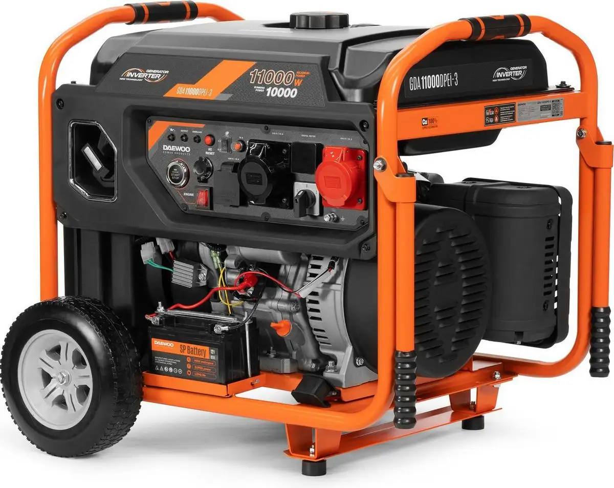 Бензиновый генератор Daewoo Power GDA 11000DPEi-3 – фото товара