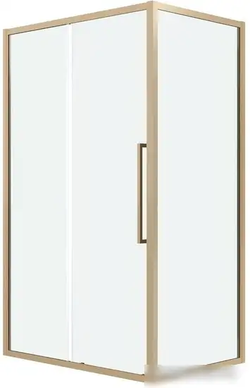 Душевой уголок Grossman Cosmo 130x80x195 120.K33.02.1380.32.00 (золото сатин/прозрачное стекло) - изображение в каталоге