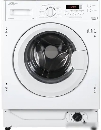 Стирально-сушильная машина HOMSair WMB1486WH - фото товара