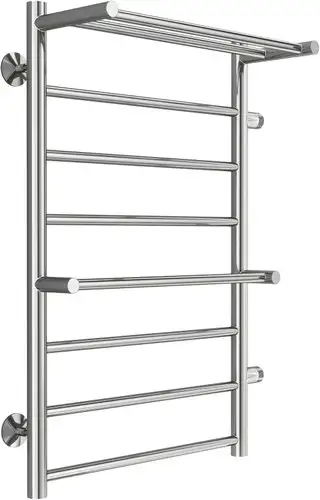 Полотенцесушитель TERMINUS Аврора П8 500х800 (с 2 полками и боковым подключением 500) - изображение в каталоге