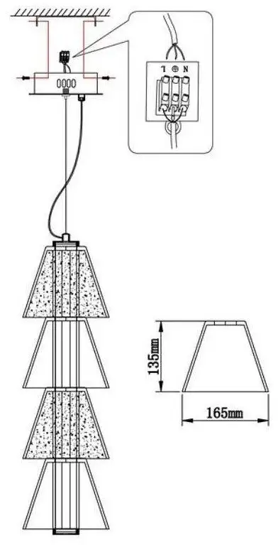 Подвесная люстра Omnilux OML-51506-15 – фото товара
