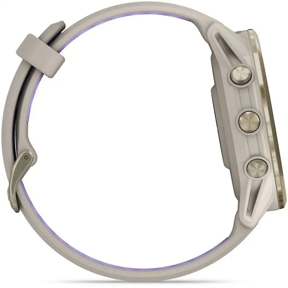 Умные часы Garmin Forerunner 970 47 мм (бежевый/фиолетовый) – фото товара