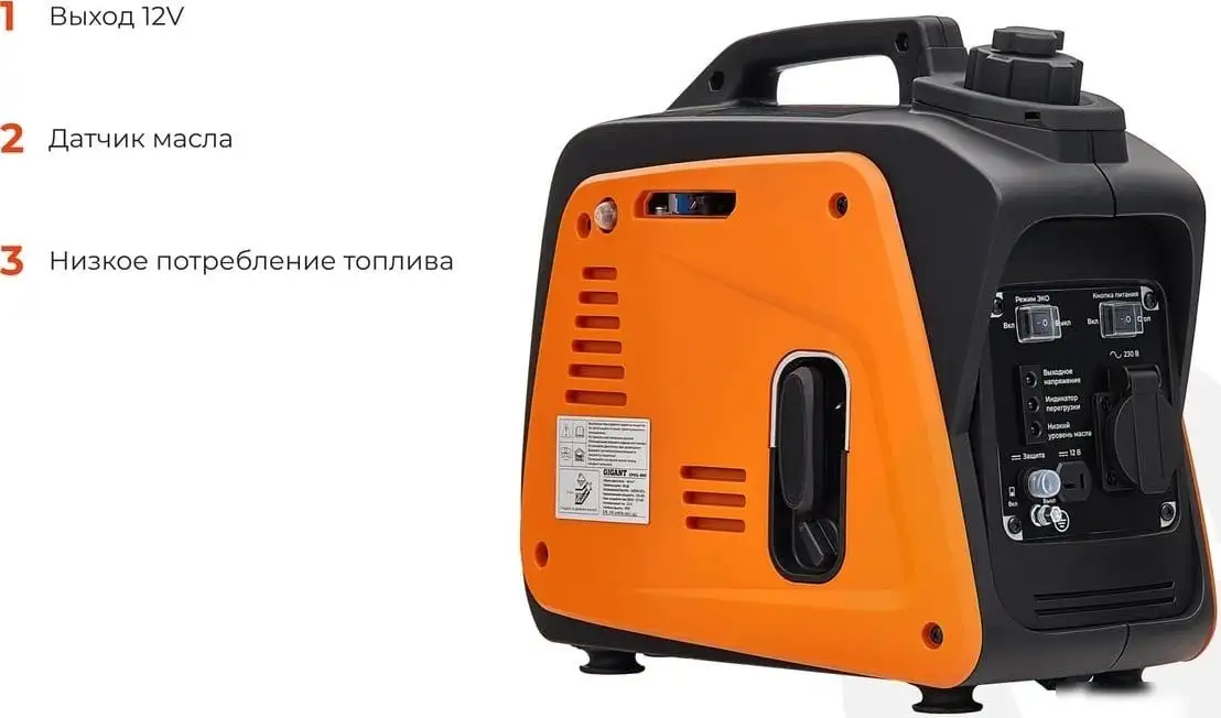 Бензиновый генератор Gigant GPIGL-800 – фото товара