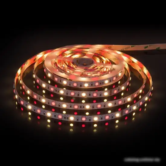 Светодиодная лента Elektrostandard 24V 14.4W 60Led 5050+5050 IP20 MIX RGB/теплый белый a053728 – фото товара