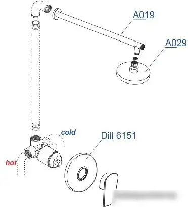 Душевая система Wasserkraft A12629 - фото товара