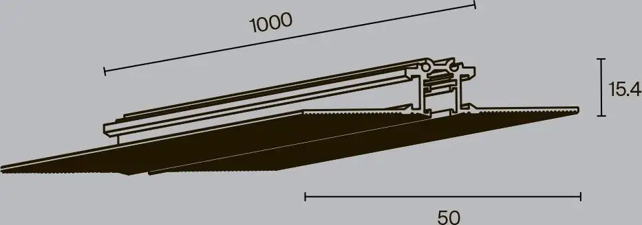 Шинопровод Maytoni Technical Busbar trunkings Levity TRX184-131B – фото товара