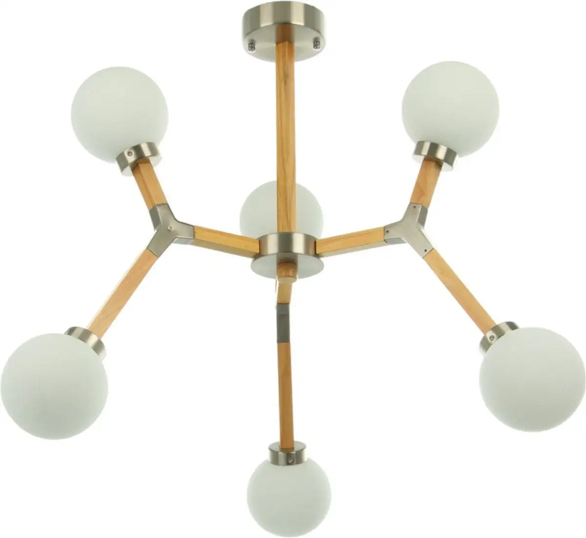 Подвесная люстра BayerLux Молекула 10777126 (сатин/коричневый) – фото товара