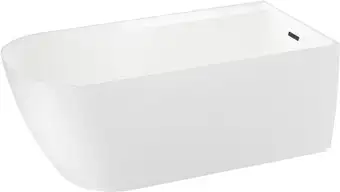 Ванна Wellsee Camellia 2.0 167x82 236202003 (отдельностоящая ванна (правая) белый глянец, экран, ножки, сифон-автомат матовый черный) - изображение в каталоге