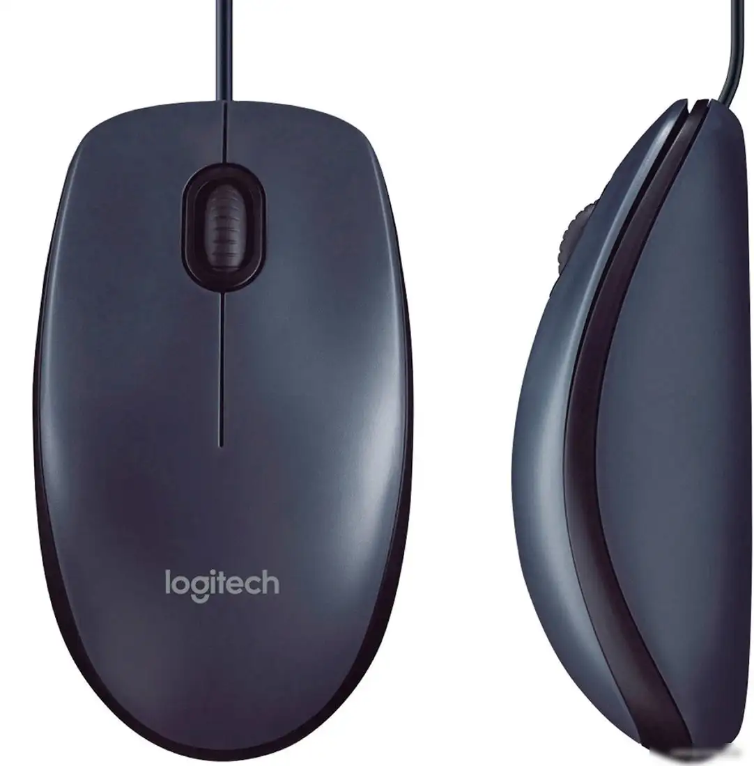 Мышь Logitech B100 (графит) – фото товара