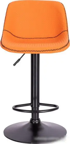 Стул Everprof Smile Black (экокожа, оранжевый)