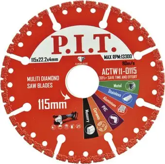 Отрезной диск алмазный P.I.T. ACTW11-0115 – изображение в каталоге