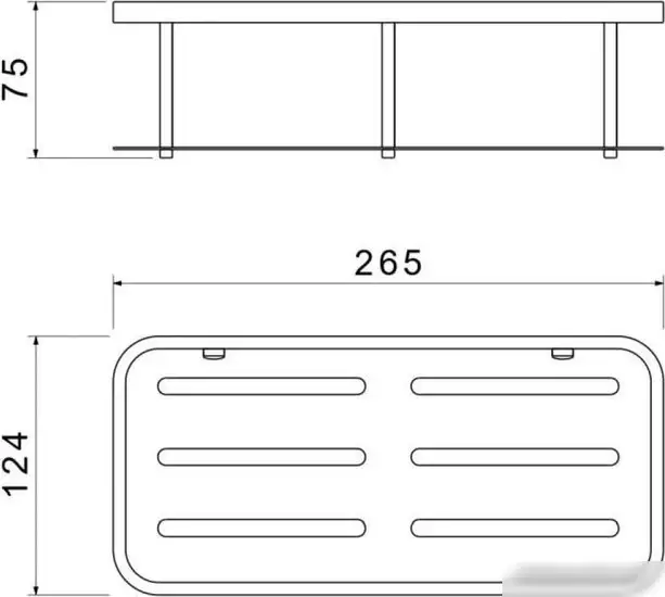 Aquatek Полка AQ4936MB – фото товара