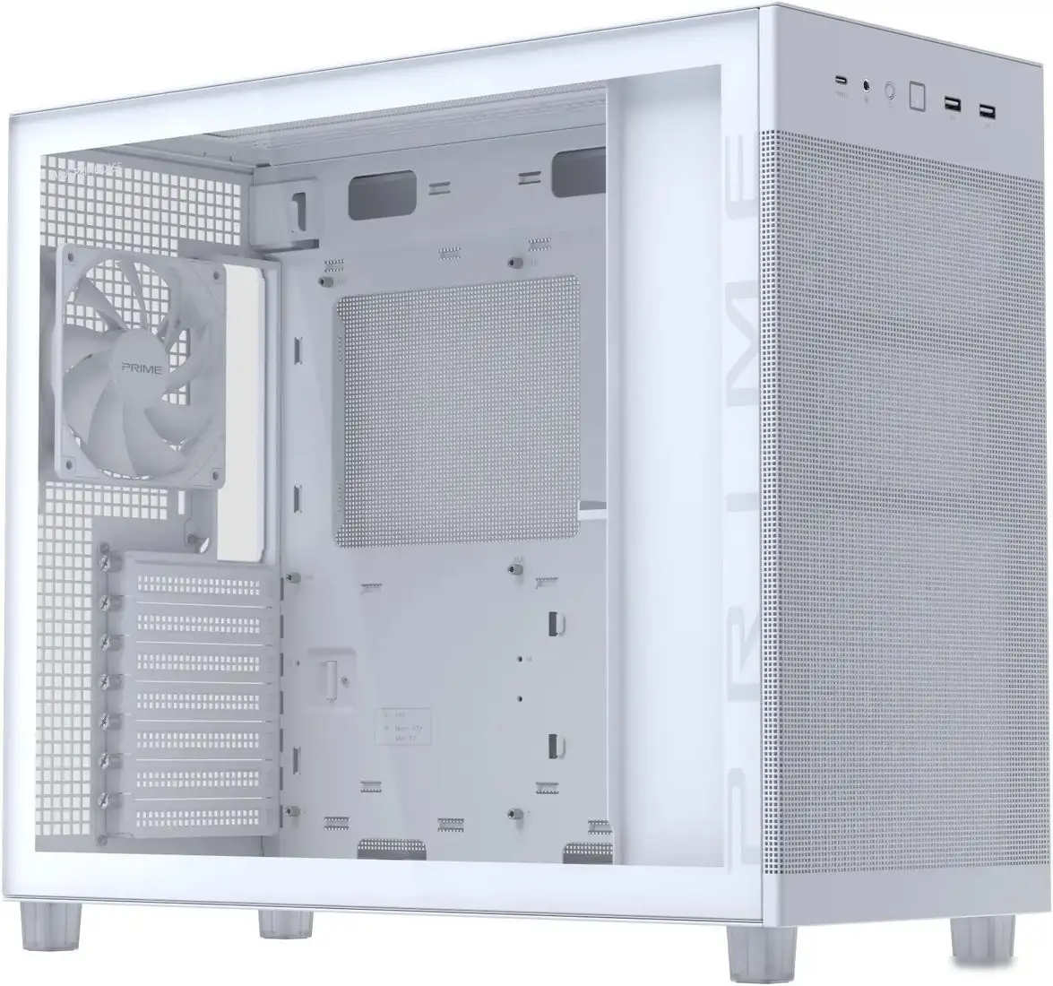 Корпус ASUS Prime AP303 Tempered Glass Panel (белый) – фото товара