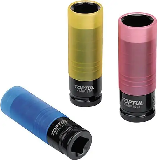 Набор торцевых головок Toptul GDAS0301 (3 предмета) – фото товара