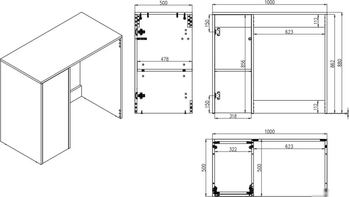 ЗОВ Тумба под умывальник Стамбул Премиум 100 S100LWP0LWPWMD – фото товара