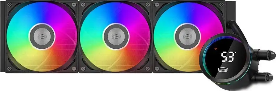 Система жидкостного охлаждения для процессора PCCooler DA360 Pro ARGB Digital (черный) – фото товара