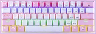 Клавиатура Redragon Fizz (розовый/белый) – изображение в каталоге
