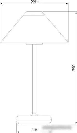 Настольная лампа Elektrostandard Mistery TL70210 (черный) – фото товара