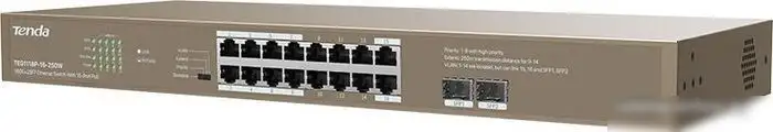 Неуправляемый коммутатор Tenda TEG1118P-16-250W – фото товара