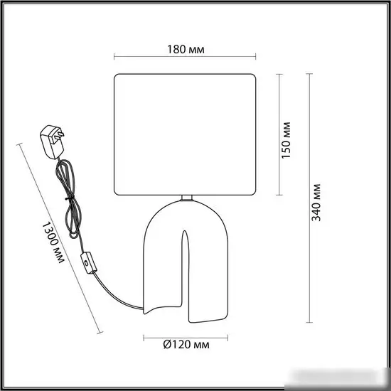 Настольная лампа Lumion Stacy 5661/1T – фото товара