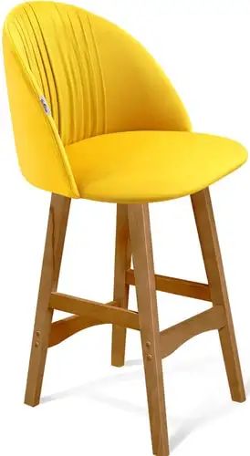 Стул Sheffilton SHT-ST35-1/S65-1 (имперский желтый/светлый орех) – изображение в каталоге
