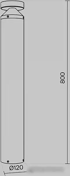 Фонарный столб Maytoni Olten O591FL-L12GF3K1 – фото товара