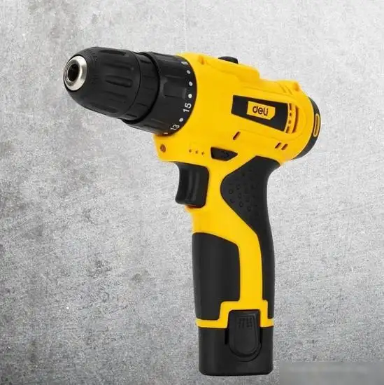 Дрель-шуруповерт Deli DL-DZ12-E2D1 102880 (с 2-мя АКБ, кейс) – фото товара