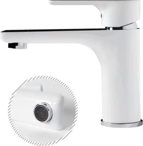 Смеситель Grocenberg GB2009 (белый хром) - фото товара