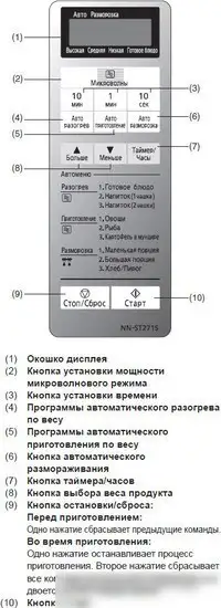 Микроволновая печь Panasonic NN-ST254MZPE – фото товара