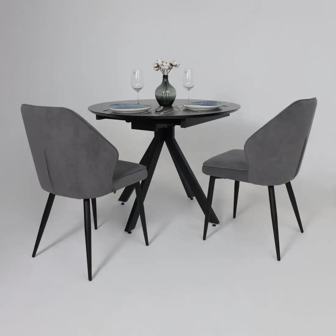 Стул Мамадома Michael (b28 Antracite Lux/черный)