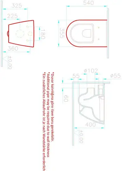 Унитаз подвесной Vitra Sanibelle 9878B003-7200 - фото товара