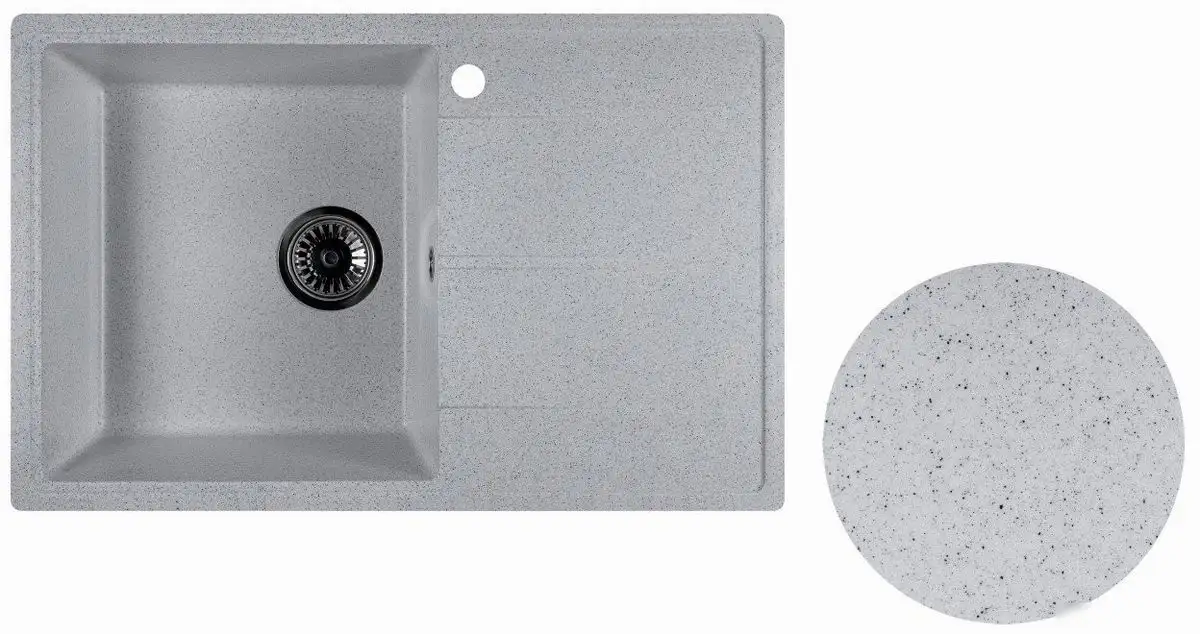 Кухонная мойка Marblan Magnum L (серый) - фото товара