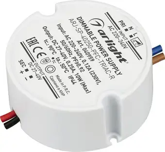 Блок питания Arlight ARJ-SP-40250-PFC-TRIAC-R 040959 – изображение в каталоге