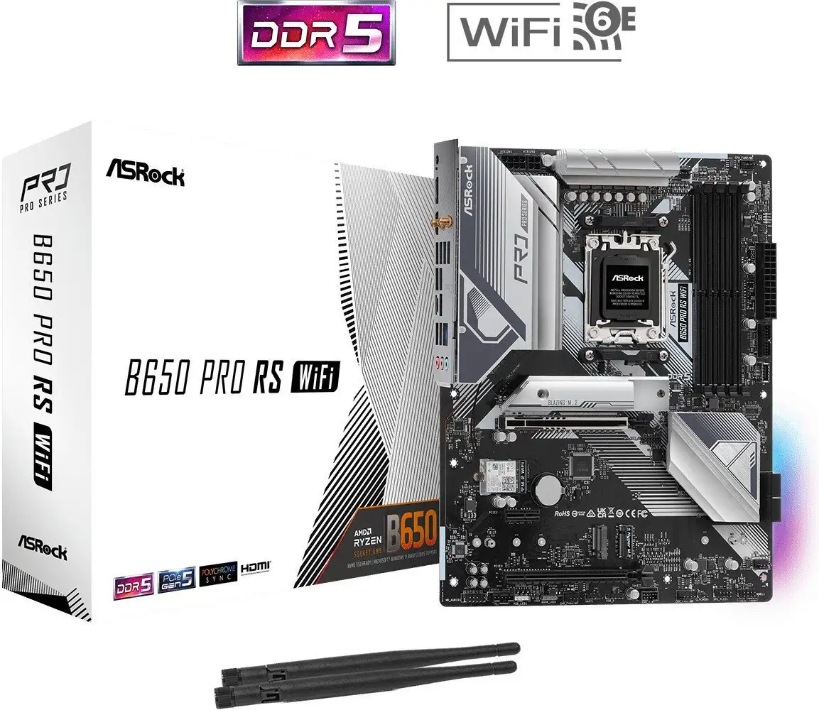 Материнская плата ASRock B650 Pro RS WiFi – фото товара