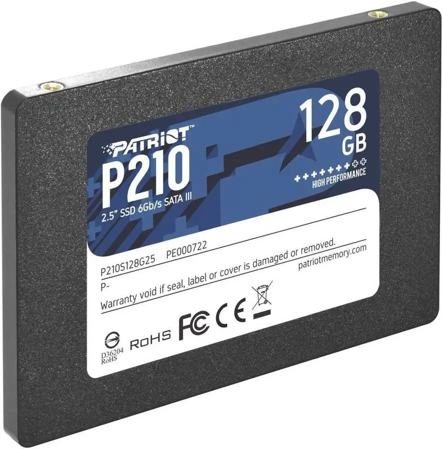 SSD Patriot P210 128GB P210S128G25 – фото товара