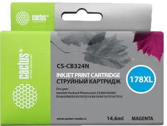 Картридж CACTUS CS-CB324N (аналог HP 178XL (CB324HE)) – изображение в каталоге
