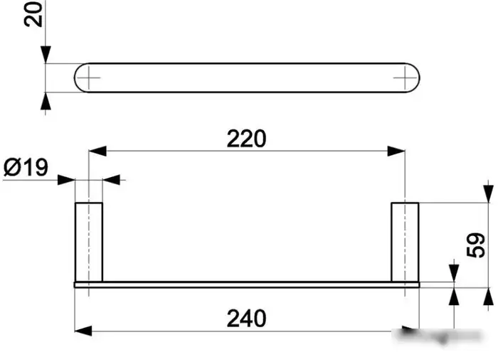 Держатель для полотенца Armatura 864-025-00 – фото товара