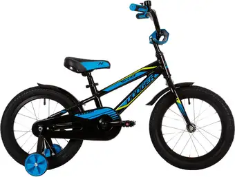 Детский велосипед Novatrack Dodger 16 2022 165ADODGER.BK22 (черный) – изображение в каталоге