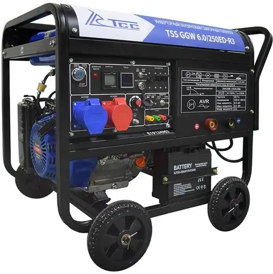 Бензиновый генератор ТСС GGW 6.0/250ED-R3 – фото товара
