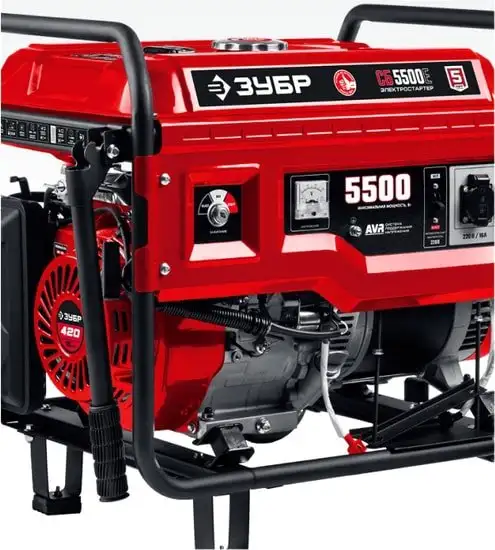Бензиновый генератор Зубр СБ-8000 – фото товара
