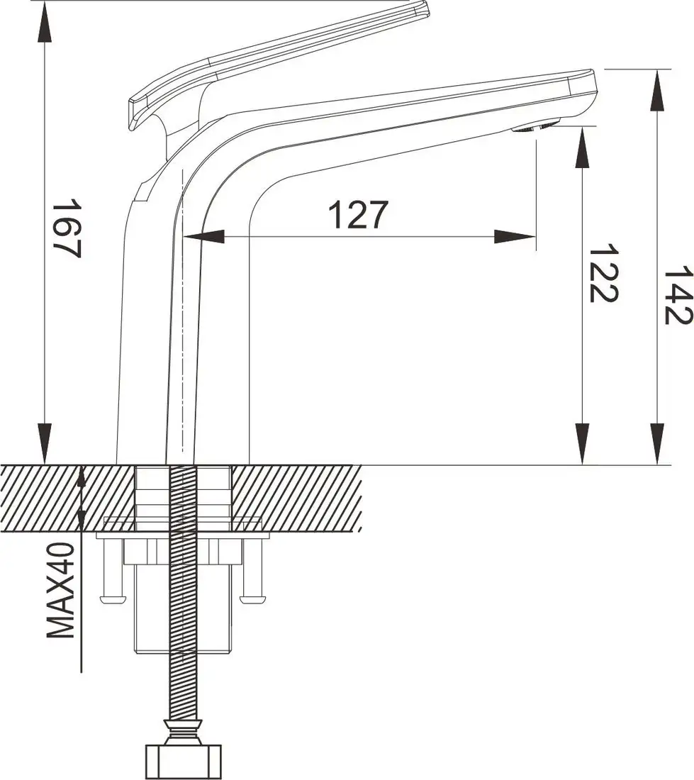 Смеситель Rose R3901C - фото товара