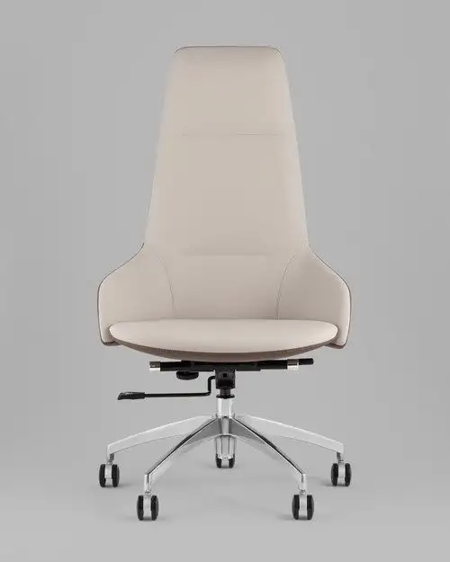 Офисное кресло TopChairs Soulo A308 8371-6/1 (бежевый/коричневый) – фото товара