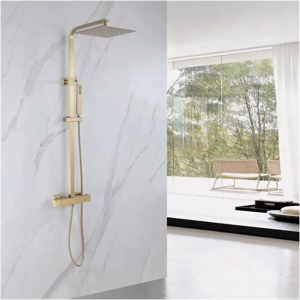 Душевая система Abber Daheim AF8260GL (золото матовое) - фото товара