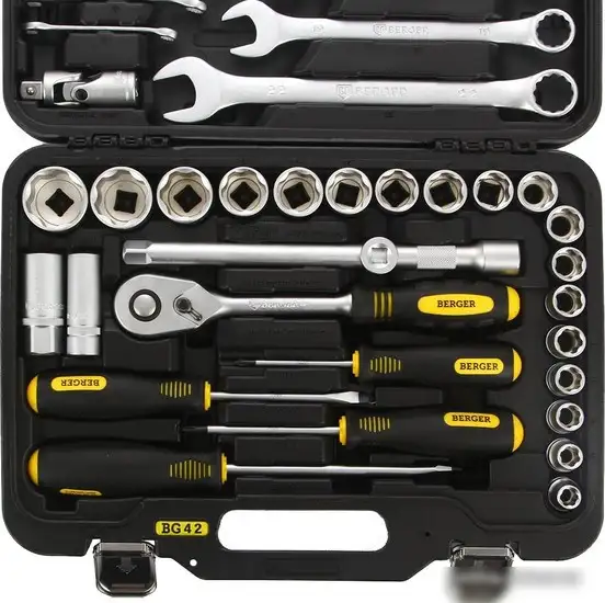 Универсальный набор инструментов Berger BG042-12 (42 предмета) – фото товара