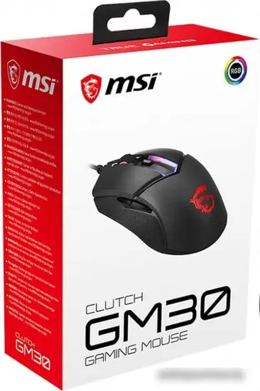 Игровая мышь MSI Clutch GM30 – фото товара