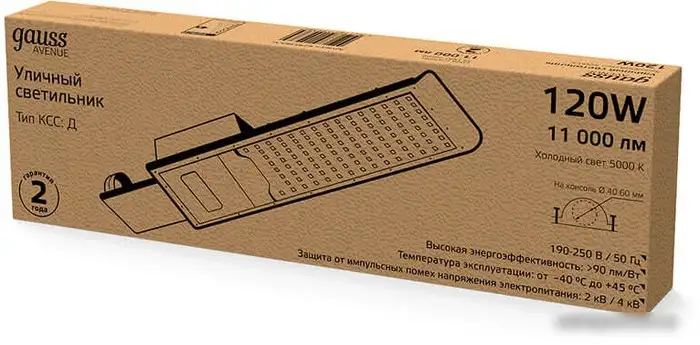 Уличный прожектор Gauss Avenue 629536320