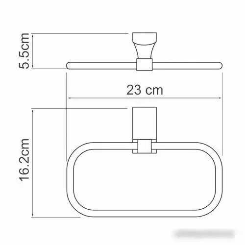 Держатель для полотенца Wasserkraft Exter K-5260 – фото товара