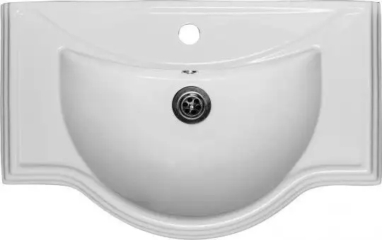 Runo Тумба с умывальником Runo Марсель 65 + Классик 65 (напольная, белый) – фото товара